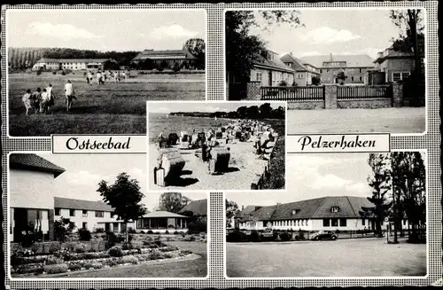 Ak Ostseebad Pelzerhaken Neustadt in Holstein, Strand, Ortsansichten