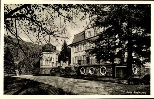 Ak Lorch im Rheingau Taunus Kreis Hessen, Haus Rheinberg, Ferienheim der Eisenwerke Gelsenkirchen AG