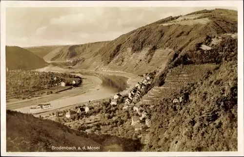 Ak Brodenbach an der Mosel, Gesamtansicht