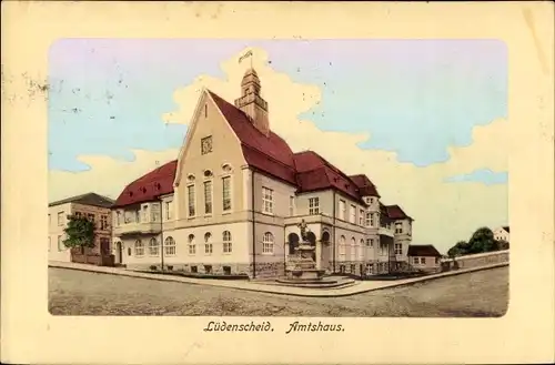 Ak Lüdenscheid im Märkischen Kreis, Amtshaus