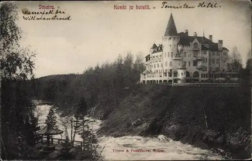 Ak Imatra Finnland, Koski ja hotellt, Hotel