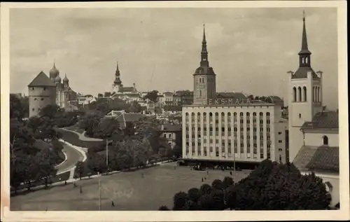 Foto Ak Tallinn Reval Estland, Teilansicht der Stadt, Eeksmaja