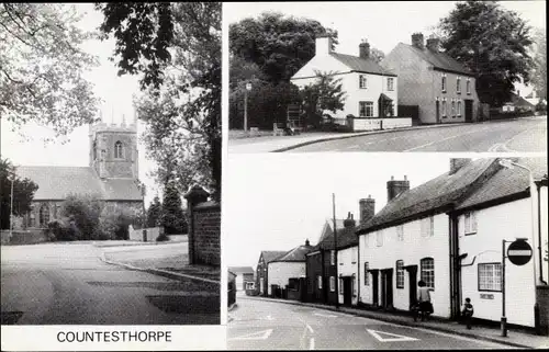 Ak Countesthorpe Leicestershire England, Ortsansichten