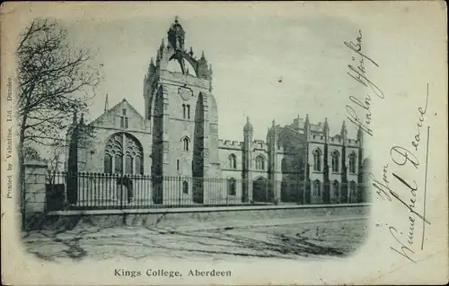 Ak Aberdeen Schottland, Kings College