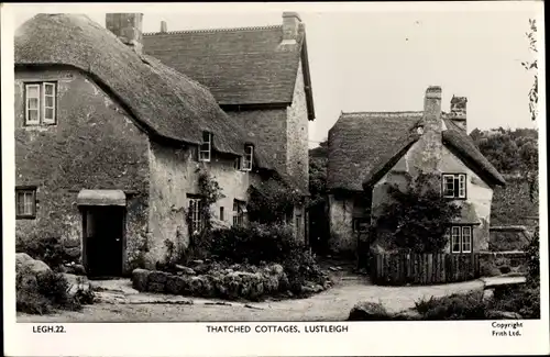 Ak Lustleigh Devon, Thatched Cottages