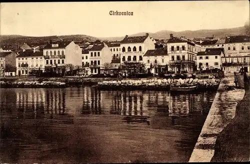 Ak Crikvenica Kroatien, Teilansicht