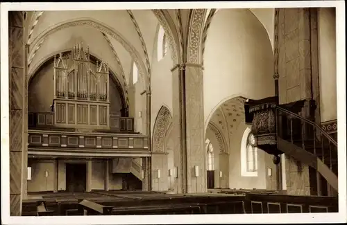 Ak Breckerfeld im Sauerland, Evangelische Jakobuskirche, Innenansicht, Orgel