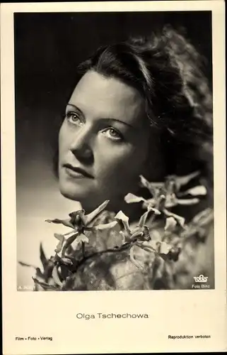 Ak Schauspielerin Olga Tschechowa, Portrait