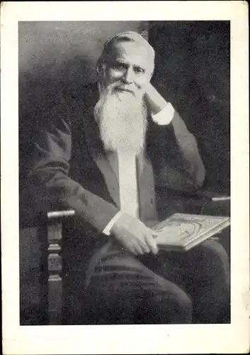 Ak Prediger und Missionar Friedrich Wilhelm Baedeker, Der Bote des Königs, Portrait