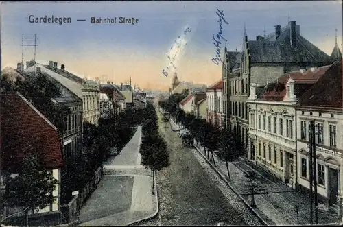 Ak Gardelegen in der Altmark, Bahnhofstraße