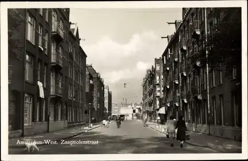 Ak Wormerveer Nordholland Niederlande, Zaagmolenstraat