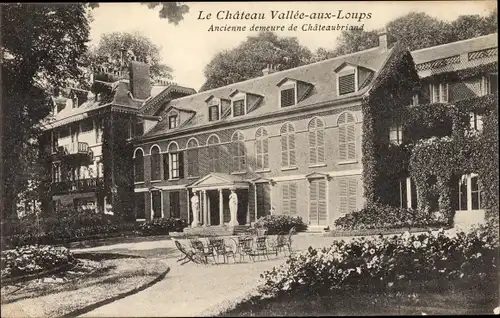Ak La Vallée aux Loups Hauts-de-Seine, Le Chateau, Ancienne demeure de Chateaubriand