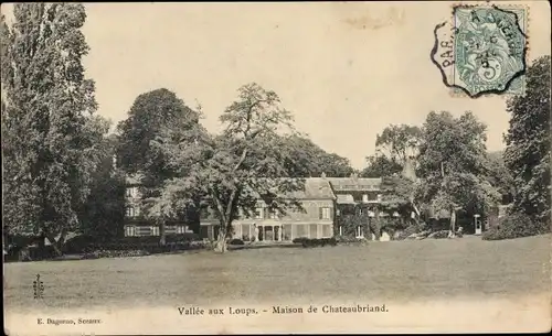 Ak La Vallée aux Loups Hauts-de-Seine, Maison de Chateaubriand