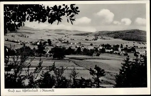 Ak Affolterbach Wald Michelbach im Odenwald, Panorama