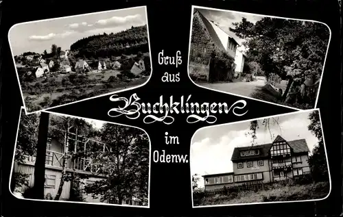 Ak Buchklingen Birkenau im Odenwald, Ortsansichten