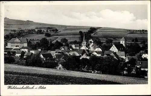 Ak Waldmichelbach Wald Michelbach im Odenwald Hessen, Blick auf den Ort