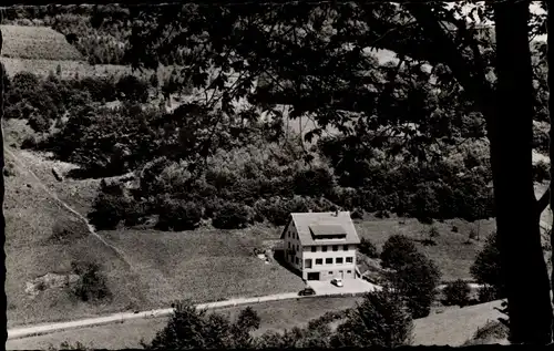 Ak Unterhöllgrund Waldbrunn im Odenwald, Landheim des Helmholtz-Gymnasium Heidelberg