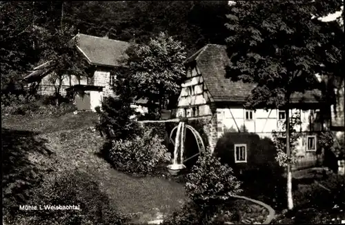 Ak Oberdielbach Waldbrunn im Odenwald, Pension Gaststätte Dielbacher Hof, Mühle im Weisbachtal