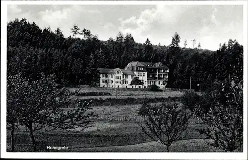 Ak Hohegrete Pracht im Westerwald, Erholungsheim, Wald
