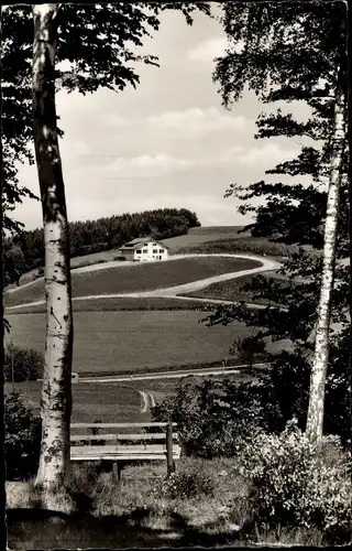 Ak Waldmichelbach Wald Michelbach im Odenwald Hessen, Sonnen Café Kreidacher Höhe