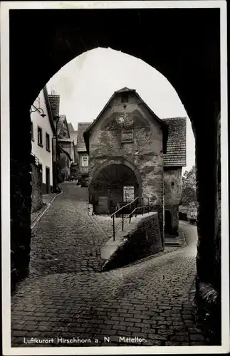 Ak Hirschhorn am Neckar Hessen, Mitteltor