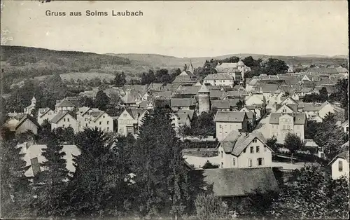 Ak Solms im Lahn Dill Kreis, Laubach, Blick auf den Ort