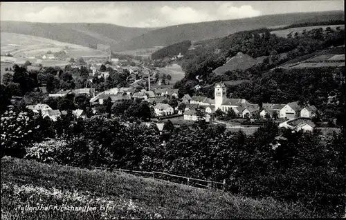 Ak Hellenthal Kirschseiffen in der Eifel, Blick auf den Ort mit Umgebung