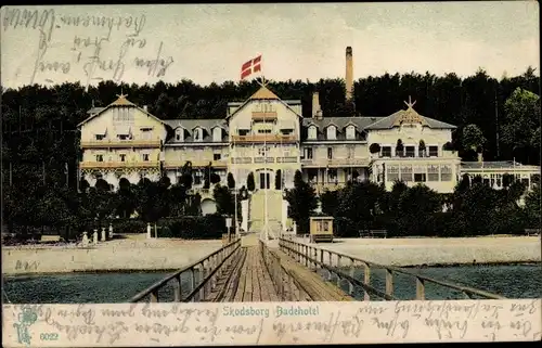 Ak Skodsborg Dänemark, Badehotel, Steg