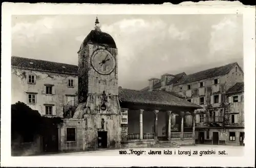 Ak Trogir Kroatien, Javna loza i toranj za gradski sat
