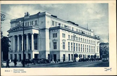 Ak Riga Lettland, Opernhaus