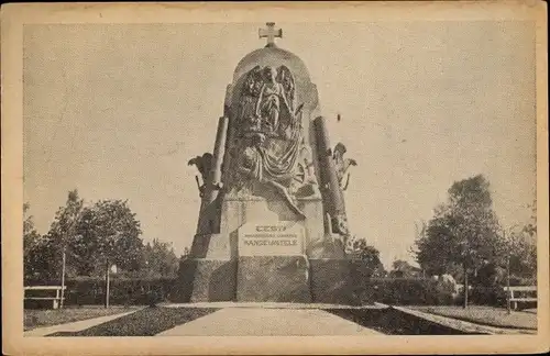 Ak Pärnu Pernau Estland, Denkmal für die Gefallenen im Freiheitskrieg