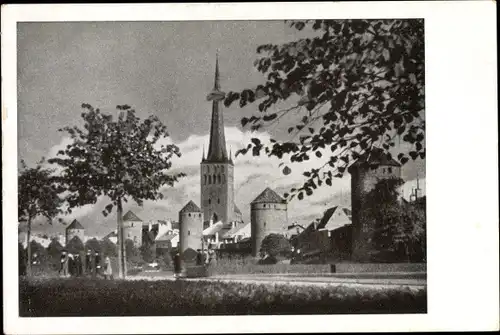 Ak Tallinn Reval Estland, Tornide väljak, Platz der Türme