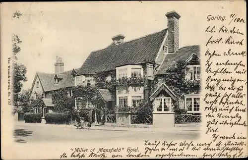 Ak Goring on Thames Oxfordshire England, Miller of Mansfield Hotel