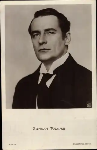 Ak Schauspieler Gunnar Tolnaes, Photochemie K 1474