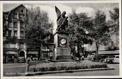 Ak Herford Nordrhein Westfalen, Kriegerdenkmal