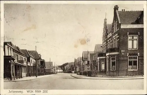 Ak Wijk aan Zee Beverwijk Nordholland Niederlande, Julianaweg