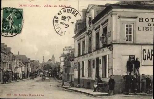 Ak Orbec Calvados, Hotel de Lisieux