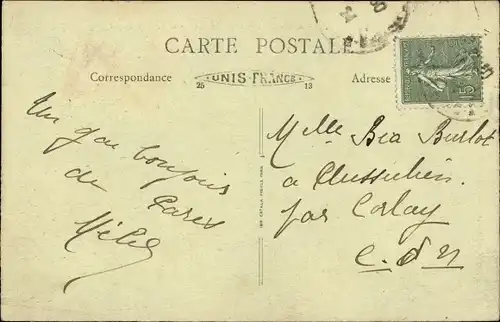 Ak Asnières Hauts-de-Seine, L'Avenue de la Marne et la Rue Bapst