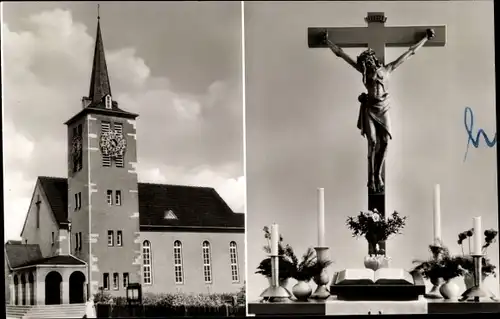 Ak Kreiensen Einbeck, Kirche, Kreuz