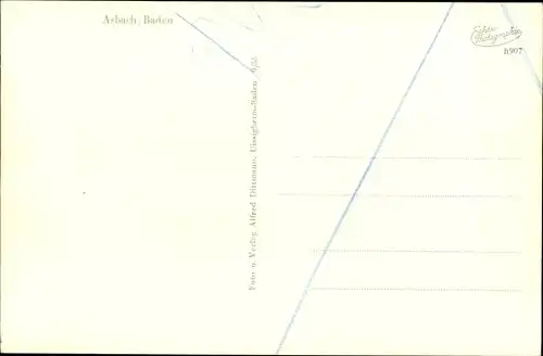 Ak Asbach Obrigheim am Neckar Baden, Blick auf den Ort