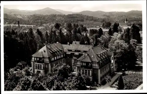 Ak Obersasbach Sasbach Baden in der Ortenau, Kurhaus Marienheim Erlenbad