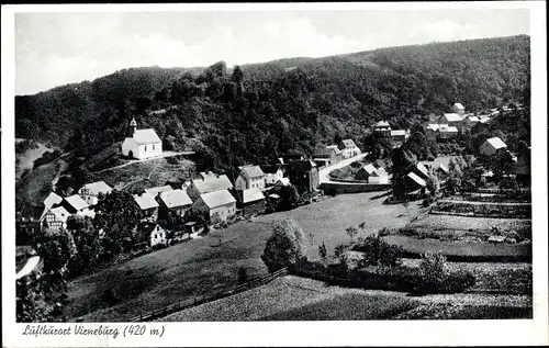 Ak Virneburg in der Eifel, Blick auf den Ort