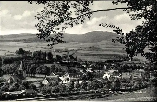 Ak Wenholthausen Eslohe im Sauerland, Gesamtansicht