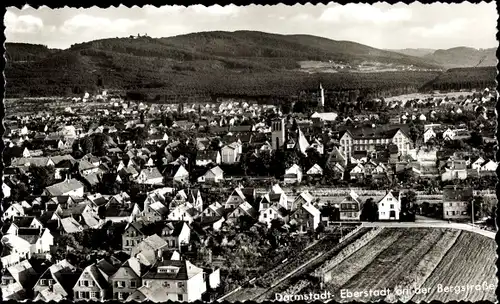 Ak Eberstadt Darmstadt in Hessen, Blick auf den Ort