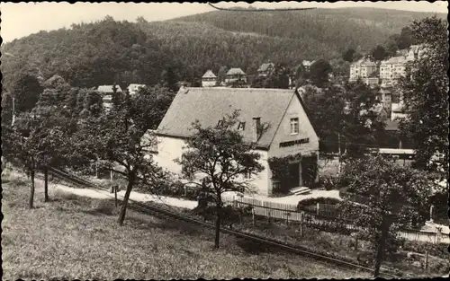 Ak Schmiedeberg Dippoldiswalde Erzgebirge, Blick auf die Friedenskapelle