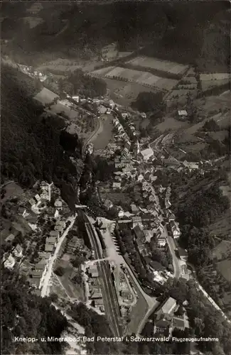 Ak Bad Peterstal Griesbach im Schwarzwald, Fliegeraufnahme