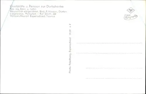 Ak Espenschied Lorch im Rheingau Hessen, Hinterlandswald