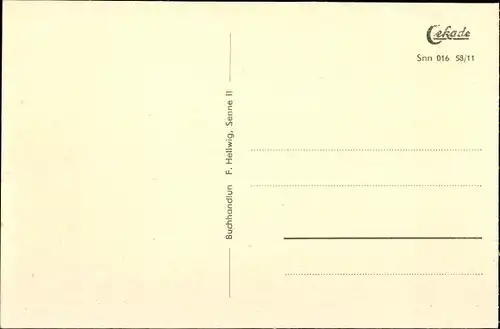 Ak Senne Bielefeld in Nordrhein Westfalen, Evangl. Kirche, Senne II