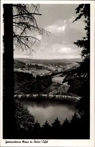 Ak Daun in der Eifel, Gemündener Maar