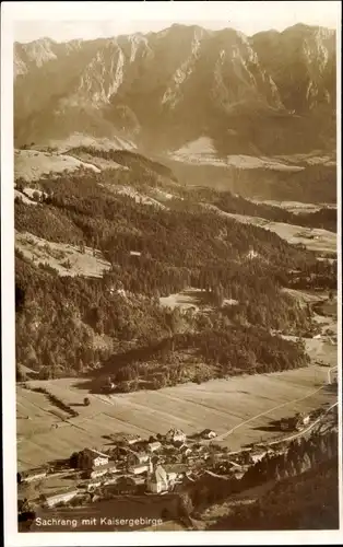 Ak Sachrang Aschau im Chiemgau Oberbayern, Ort, Kaisergebirge